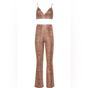 Steve Madden Matching Snakeskin Set🤎